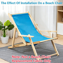 1 pieza de tela de repuesto para silla de playa de lona&nbsp;AJEW-GF0015-48E