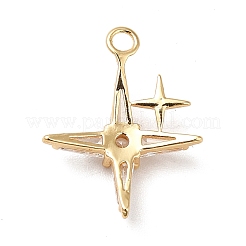 Pendentifs en laiton avec zircone cubique&nbsp;KK-M233-08G-A
