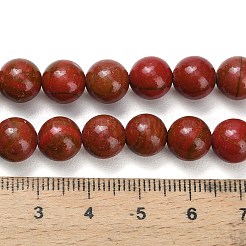 Synthetische rote Jaspisperlenstränge&nbsp;G-F826-B02-8mm