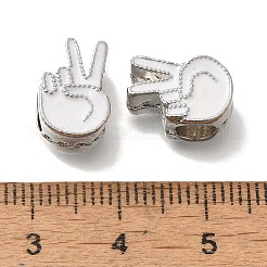 Gestell Legierung Emaille europäischen Perlen&nbsp;FIND-H005-28P-02