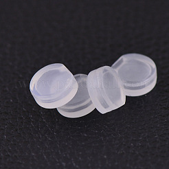 Coussinets en plastique de confort pour clip sur boucles d'oreilles&nbsp;X-KY-P007-A01
