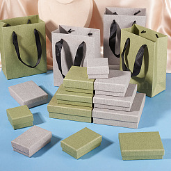 4 Stück rechteckige Schmuckaufbewahrungsboxen aus Papier&nbsp;CON-TA0001-39B-01