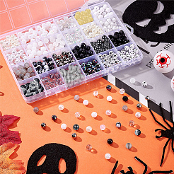 576 pz. 24 perline rotonde in stile kit per la creazione di gioielli&nbsp;DIY-PH0008-07