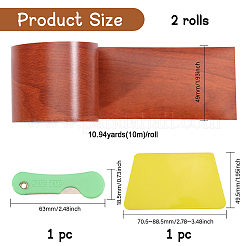 2 Rolle selbstklebende PVC-Tapete&nbsp;DIY-GL0005-52