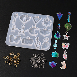 1pc DIY Anhänger Silikonformen&nbsp;DIY-CJ0002-10