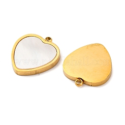 Ionenbeschichtung (IP) 304 Edelstahl Pflastern natürliche Muschel Anhänger&nbsp;STAS-Z100-02G-02
