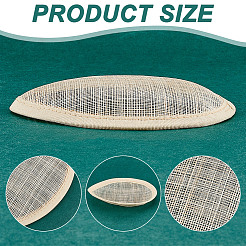 Base per fascinator per mini cappello in lino&nbsp;AJEW-WH0567-25A