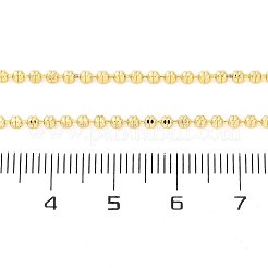Messing-Rondell-Gliederkettenhalsketten für Damen&nbsp;NJEW-K282-04G