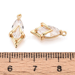 Laiton pavé de zircons cubiques&nbsp;KK-N275-14A-G