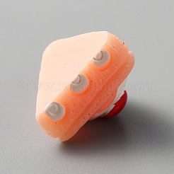 Undurchsichtigen Cabochons&nbsp;LS-RESI-WH0026-51C