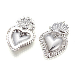 Aluminium Anhänger & Charms&nbsp;PALLOY-O094-01B-P