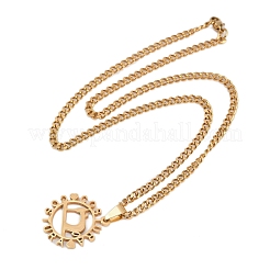 Colliers pendentifs holloe en acier inoxydable 201 pour machine à coudre Costura&nbsp;NJEW-K283-28G