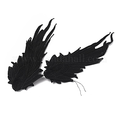 Appliques de dentelle de broderie de polyester d'aile d'ange&nbsp;DIY-WH0034-42A