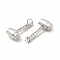 Crémaillère placage laiton micro pavé zircon cubique outil pendentifs&nbsp;KK-I699-16P