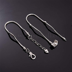 Messing europäischen Stil Armbänder Schmuck machen&nbsp;KK-SC0001-12P