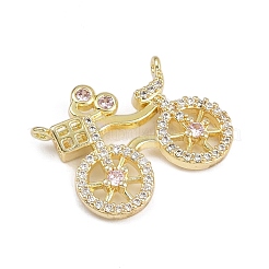 Pendentifs en laiton zircon cubique transparent&nbsp;KK-Z123-05G