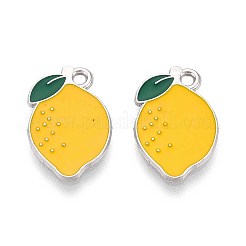 Emaille-Anhänger aus Obstlegierung&nbsp;PALLOY-S058-01P-13