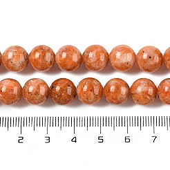 Natürliche orange Calcit Perlen Stränge&nbsp;G-I247-10C-01