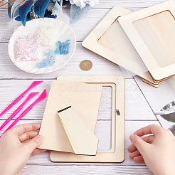 DIY-Set zum Basteln eines Pailletten-Fotorahmens mit Mond und Sternen&nbsp;DIY-OC0010-20