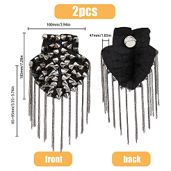 Eisen mode quaste epaulette&nbsp;LS-FIND-WH0152-188