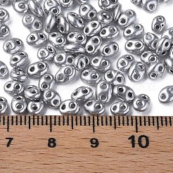 Farben Glanz Tschechische Glas Saatperlen&nbsp;SEED-N004-005-E01