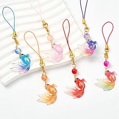 6 sangle mobile en acrylique et verre&nbsp;HJEW-YW00241