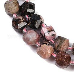 Natur Rhodonit Perlen Stränge&nbsp;G-B125-O07-01