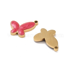 Pendentifs en émail et acier inoxydable 304 avec placage ionique (IP)&nbsp;STAS-I309-01D