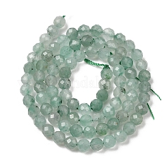 Chapelets de perles en jade africaine naturelle&nbsp;G-K366-C02-4mm