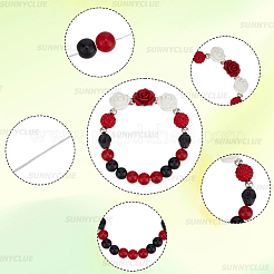 DIY-Stretcharmband-Kits zum Thema Halloween&nbsp;DIY-SC0031-78