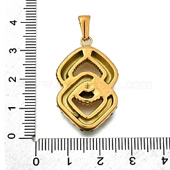 Pendentifs en acier inoxydable 304&nbsp;STAS-Q360-07A-G