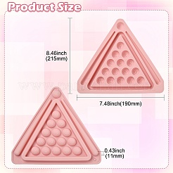 2 Stück Silikon-Fondantformen mit Billard-Motiven&nbsp;ST-CJ0043-025