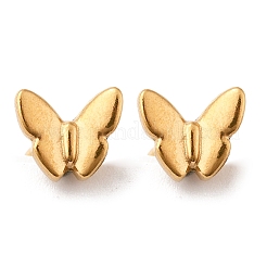 Boucles d'oreilles à tige en acier inoxydable 304&nbsp;STAS-E502-04G-02