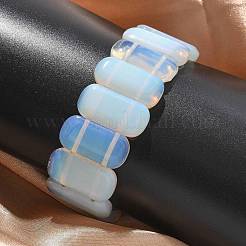 Pulseras elásticas de cuentas hechas a mano con lampwork para hombres y mujeres&nbsp;BJEW-G738-01C-09