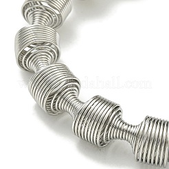 Bracelets à ressort en acier inoxydable 304 anti-ternissement&nbsp;BJEW-H617-05P