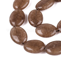 Chapelets de perles en jade blanc naturel teinté&nbsp;G-N370-01A-09