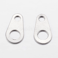 Languettes de chaîne en acier inoxydable 201 résistantes au ternissement&nbsp;STAS-F149-16P-B