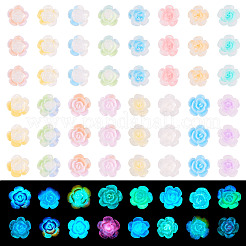 200 Stück 4 Stile leuchtende Decoden-Cabochons aus Harz&nbsp;RESI-TA0003-54