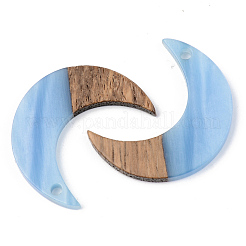 Colgantes de resina y madera de nogal&nbsp;RESI-S389-056B
