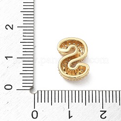 Pendentifs avec zircon cubiques à micro-pavés en laiton&nbsp;KK-A300-02G-S