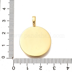 Pendenti in ottone placcato con micro pavé di zirconi cubici trasparenti con conchiglia&nbsp;KK-M309-41G