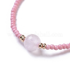 Nylonfaden geflochtene Perlen Armbänder&nbsp;BJEW-JB04346-03