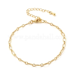 Messing-Kabelkettenarmbänder für Frauen und Männer&nbsp;BJEW-F494-05G