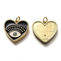 Pendentifs avec zircon cubiques à micro-pavés en laiton&nbsp;ZIRC-B0003-30G