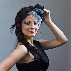 12 Stück 3 Stile Eva-Stoff Mini-Hut Fascinator Basis&nbsp;AJEW-BC0007-02