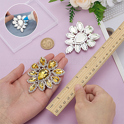 2 Stück Glas-Strass-Cabochons&nbsp;RGLA-FG0001-28S-05