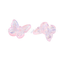 Galvanisieren transparente Glasperlen&nbsp;EGLA-N057-03C