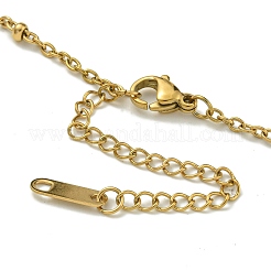 Colliers avec pendentif papillon en forme de cœur en émail noir et acier inoxydable 304 avec placage ionique (IP)&nbsp;NJEW-C057-01G