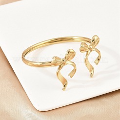 Bracelets manchettes en acier inoxydable 304 pour femmes&nbsp;BJEW-A147-01C-G