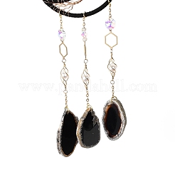 Grandes décorations de pendentif en fer&nbsp;HJEW-M004-09